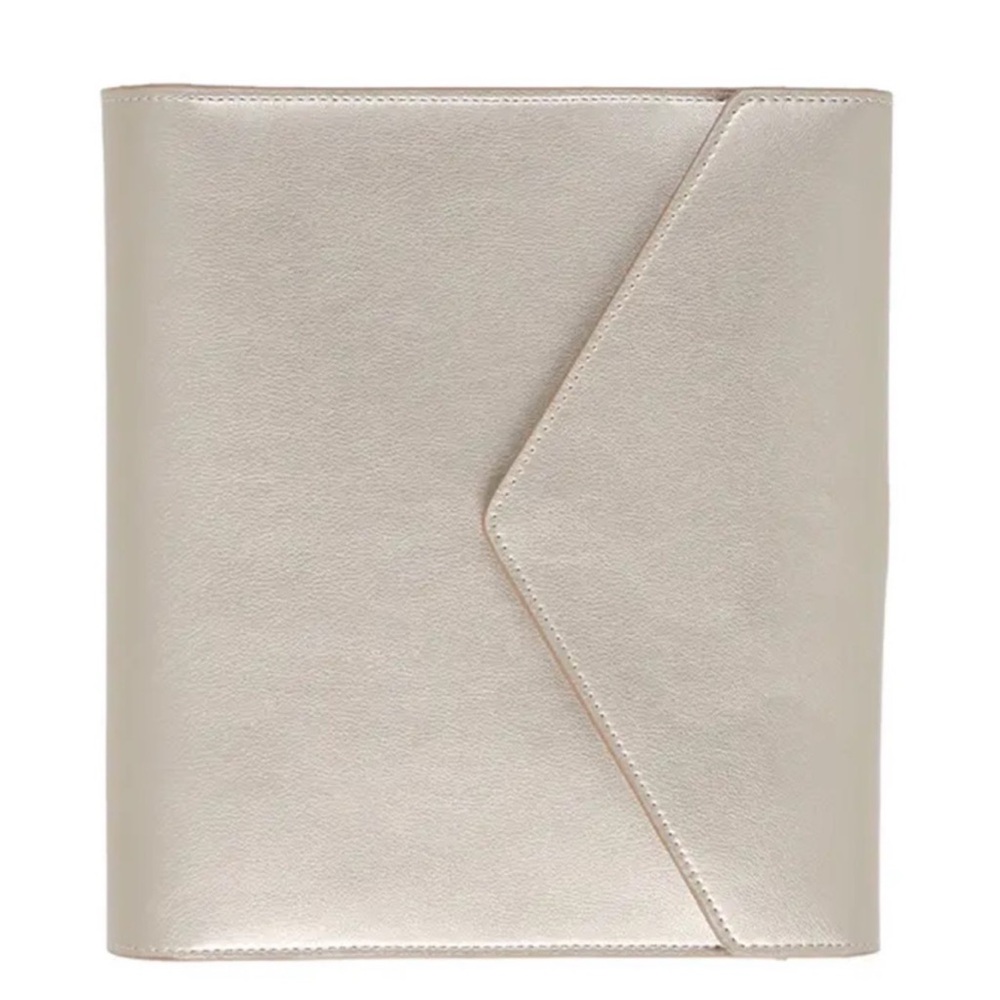 Erin Condren Champagne Vegan Leather Folio  (7x9) - NWOT